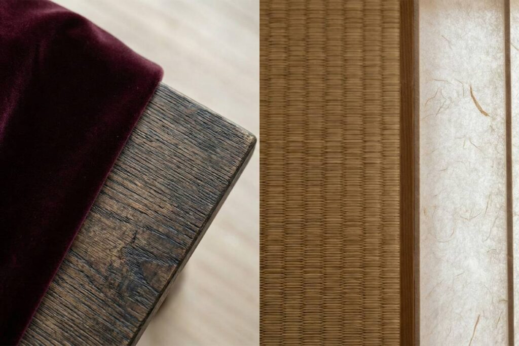 Textural difference between European velvet and Asian rice paper